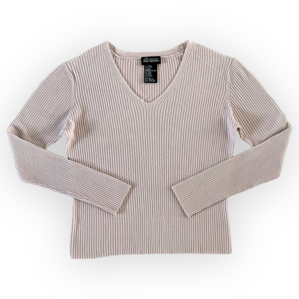 VINTAGE 90’s No Boundaries Ribbed Long-Sleeve Top